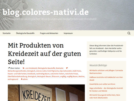 Screenshot von blog.colores-nativi.de