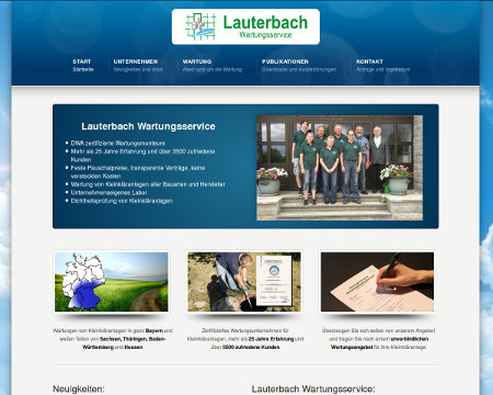 Screenshot von lauterbach-wartung.de